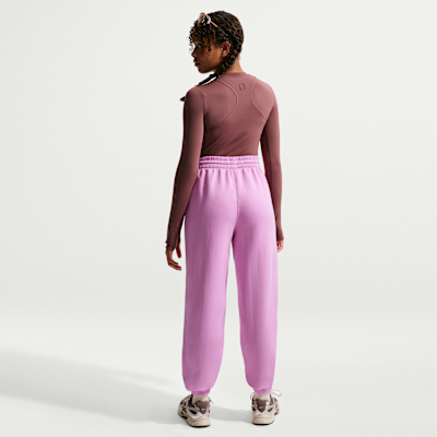 Pantaloni ampi con grafica Nike Sportswear Club Fleece – Bambina/Ragazza