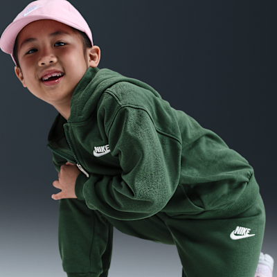 Nike Full-Zip Club Set Little Kids 2-Piece Hoodie Set