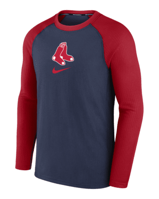 Nike Red Sox Baseball Shirt Long Sleeve Baseball Jersey Red Shirt Sportswear Retro Sport Athletic Training Active Streetwear