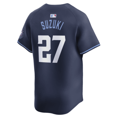 Jersey Nike Dri-FIT ADV de la MLB Limited Seiya Suzuki Chicago Cubs City Connect