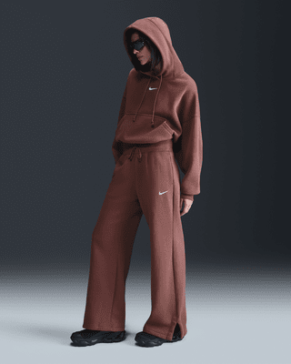 Женские  Nike Sportswear Phoenix Fleece High-Waisted Wide-Leg Sweatpants