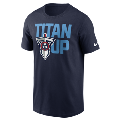 Playera Nike de la NFL para hombre Tennessee Titans Blitz Team