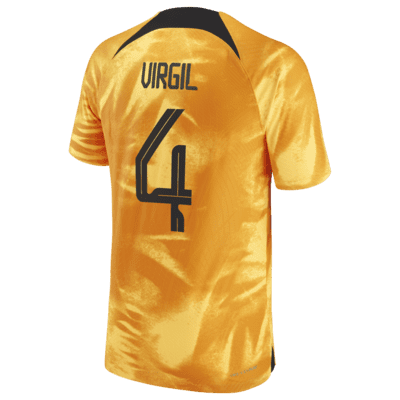 Jersey de fútbol Nike Dri-FIT ADV de la selección nacional de los Países Bajos local 2022/23 Vapor Match (Virgil van Dijk) para hombre