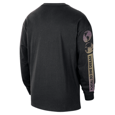 Playera Nike de la NBA Max90 de manga larga para hombre Team 31