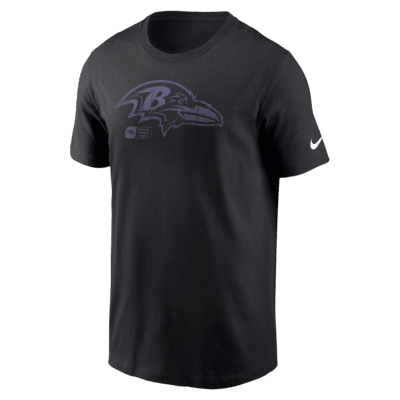 Playera Nike de la NFL para hombre Baltimore Ravens Faded Essential