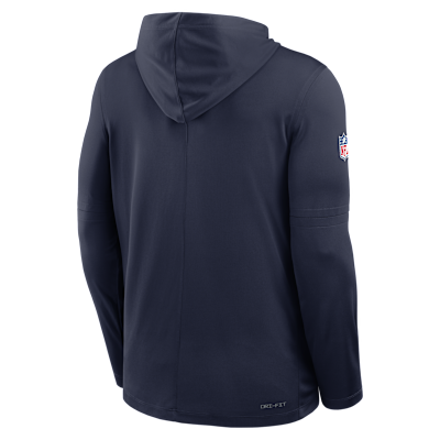 Seattle Seahawks Pure Fury Sideline Men's Nike Dri-FIT NFL Long-Sleeve Hooded Top