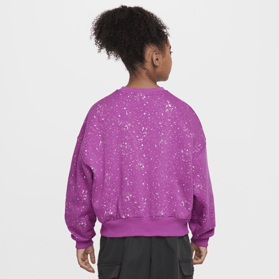 Nike Sportswear Club Fleece Older Kids' (Girls') Crew-Neck Sweatshirt