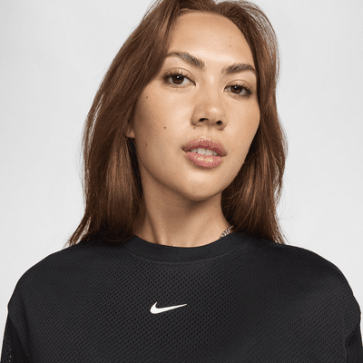 T-shirt court en mesh Nike Sportswear pour femme