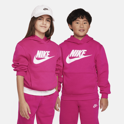 Sudadera con gorro para niños talla grande Nike Sportswear Club Fleece