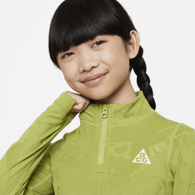 Nike ACG Therma-FIT Big Kids' (Girls') 1/4-Zip Long-Sleeve Top