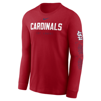 Playera de manga larga Nike de la MLB para hombre St. Louis Cardinals ...