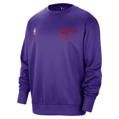 Philadelphia 76ers Spotlight Men's Nike Dri-FIT NBA Crew-Neck Sweatshirt