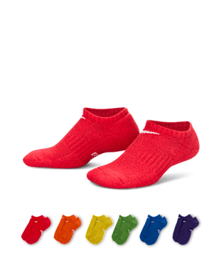 Детские носки Nike Everyday Kids' Cushioned No-Show Socks (6 Pairs)