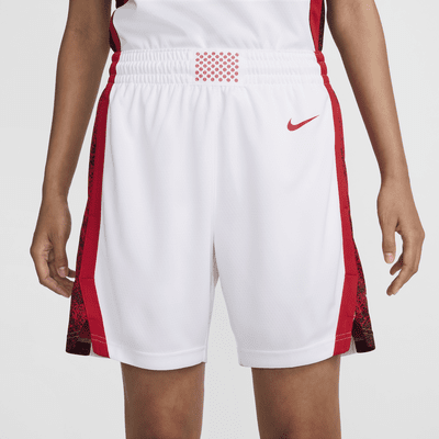 Shorts de básquetbol Nike para mujer USA Limited Home