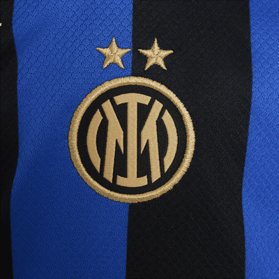 Inter Milan 2024/25 Stadium Home Younger Kids' Nike Football Replica 3-Piece Kit