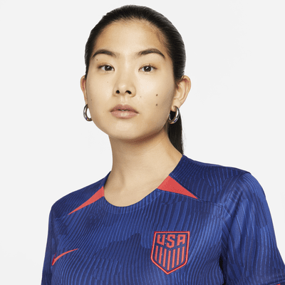 Jersey de fútbol Nike Dri-FIT para mujer USMNT 2023 Stadium visitante