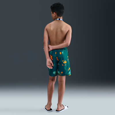 Shorts de vóleibol de 18 cm con forro de ropa interior para niño talla grande Nike Swim Breaker