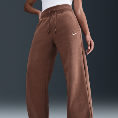 Nike Sportswear Phoenix Fleece Women's High-Waisted Wide-Leg Tracksuit Bottoms