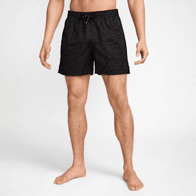 Nike Swim Breaker Swoosh logo Link Shorts de vóleibol de 13 cm con forro completo para hombre