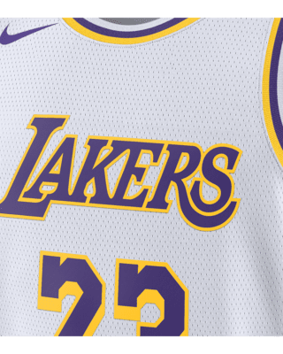 Nike NBA Los Angeles Lakers Association Swingman Jersey LeBron Male