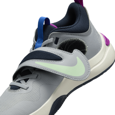 Calzado de básquetbol para niños grandes Nike Team Hustle D 11 SE