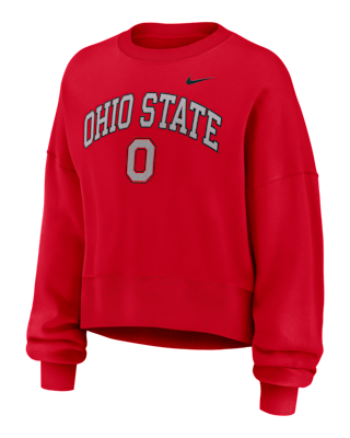 Женские  Ohio State Phoenix Arch Nike College Pullover Crew