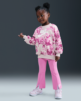 Детские тайтсы Nike Toddler Floral Camo Crew and Leggings Set