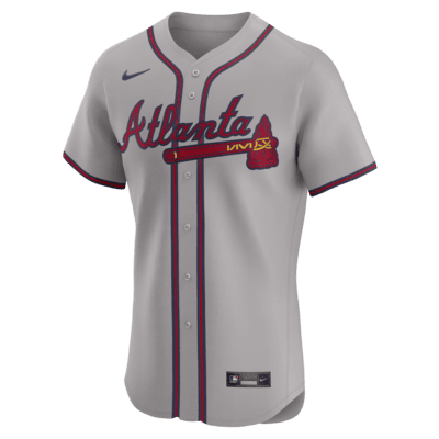 Jersey Nike Dri-FIT ADV de la MLB Elite para hombre Atlanta Braves