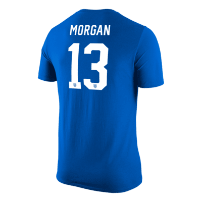 Playera de fútbol Nike para hombre Alex Morgan USWNT