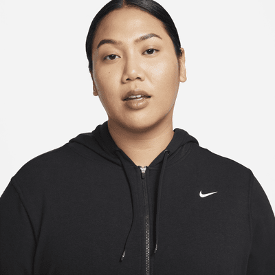 Nike Dri-FIT One Women's Full-Zip French Terry Hoodie (Plus Size)