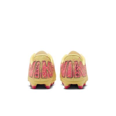 Tacos de fútbol MG low para niños talla grande Nike Jr. Mercurial Vapor 16 Club "Kylian Mbappé"