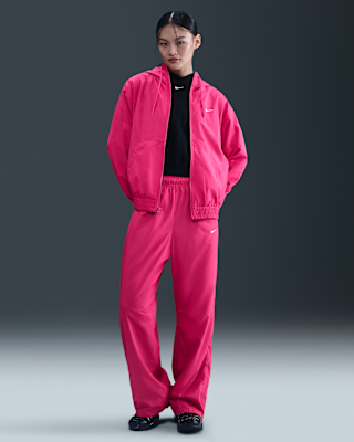 Женские  Nike Sportswear Classic Mid-Rise Open-Hem Pants