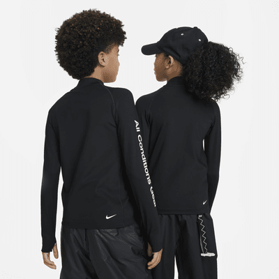 Playera de manga larga para niños talla grande Nike ACG Repel