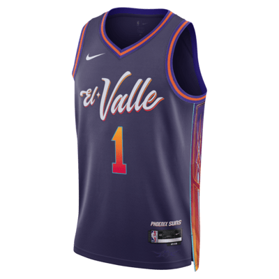 Devin Booker Phoenix Suns City Edition 2023/24 Men's Nike Dri-FIT NBA ...