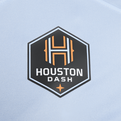 Jersey Nike Dri-FIT de la NWSL replica del Houston Dash visitante 2024 Stadium para mujer