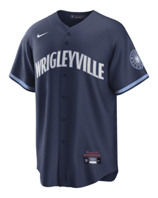 Nike MLB Genuine Merchandise, Other, Javier Baez Chicago Cubs City  Connect Genuine Wrigleyville 8 Jersey