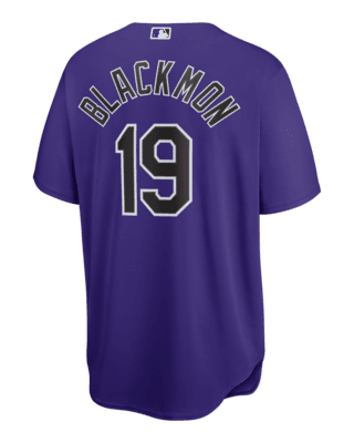MLB Colorado Rockies (Charlie Blackmon) Men's Replica Baseball