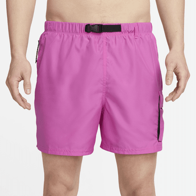 Nike Men's 5" Belted Packable Swim Trunks