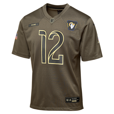 Puka Nacua Los Angeles Rams Salute to Service Big Kids’ Nike NFL Game Jersey