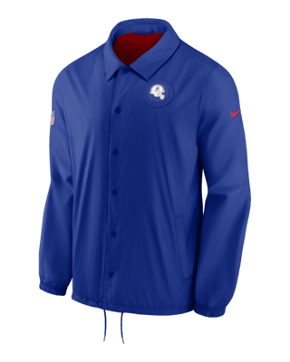 New England Patriots Nike Sideline Coach Bomber Jacket - Mens