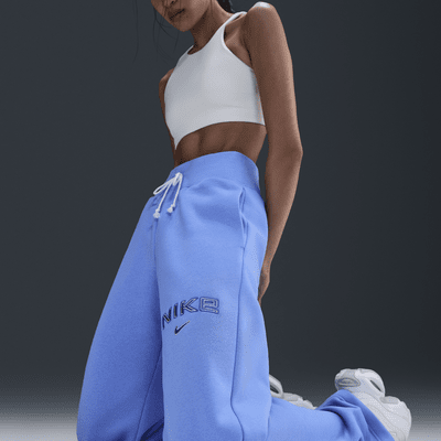 Nike Sportswear Phoenix Fleece Women's High-Waisted Wide-Leg Logo Pants