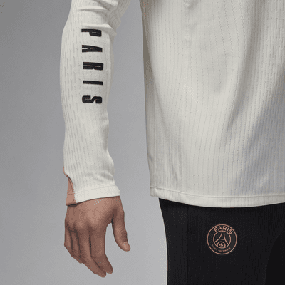 Maskinstrikket Paris Saint-Germain Strike Elite Third Jordan Dri-FIT ADV-fodboldtræningstrøje til mænd