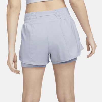 Nike Dri-FIT One Women's Mid-Rise 8cm (approx.) 2-in-1 Shorts