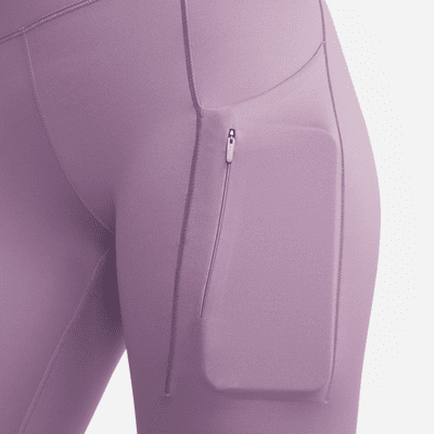 Legging 7/8 taille mi-haute à maintien supérieur avec poches Nike Go pour femme