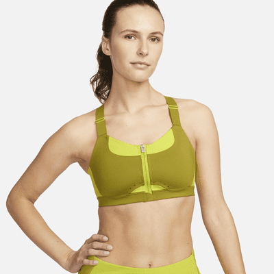 Nike Alpha Women's High-Support Padded Zip-Front Sports Bra