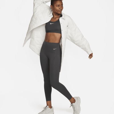 Leggings de 7/8 de tiro alto y sujeción media con bolsillos para mujer Nike Universa