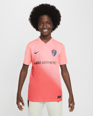 Подростковые джерси North Carolina Courage 2024 Stadium Secondary Big Kids' Nike Dri-FIT NWSL Replica Jersey