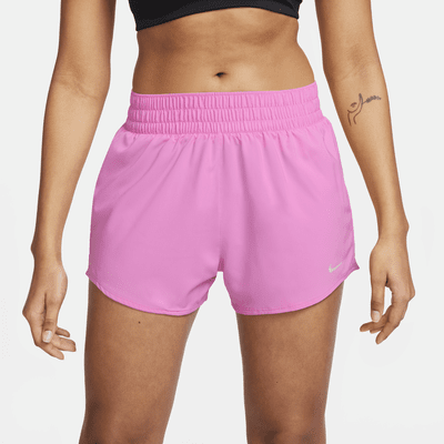 Nike One Women's Dri-FIT High-Waisted 3" Brief-Lined Shorts