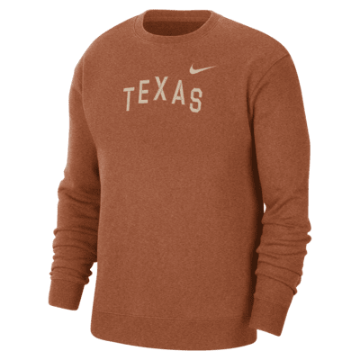 Sudadera con cuello redondo Nike College para hombre Texas