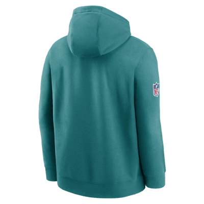 Miami Dolphins Nike Rewind Club Fleece Hoodie - Mens